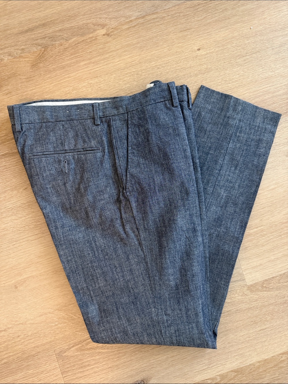 Jcrew Bowery Men's Chambray Pants